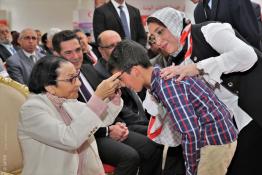 Image du Maroc Professionnelle de  Son Altesse Royale la Princesse Lalla Malika préside à Ain Atiq la cérémonie de lancement de la Semaine nationale du Croissant rouge marocain, le 9 Mai 2018. (Photo/ SPPR) via Jalilbounhar.com. 